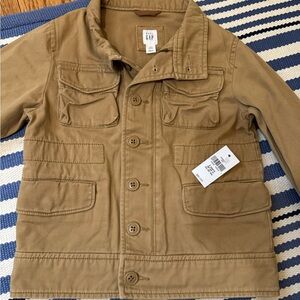 GAP Khaki Button-Up Jacket